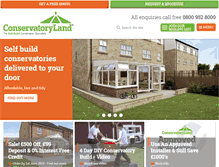 Tablet Screenshot of conservatoryland.com